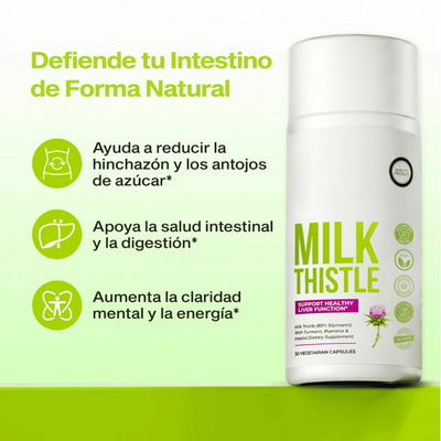 Cápsulas de Cardo Mariano (30 Cápsulas) — Apoyo Hepático e Intestinal