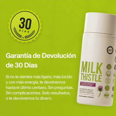 Cápsulas de Cardo Mariano (30 Cápsulas) — Apoyo Hepático e Intestinal