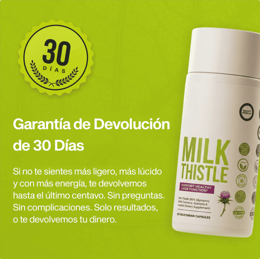 Cápsulas de Cardo Mariano (30 Cápsulas) — Apoyo Hepático e Intestinal