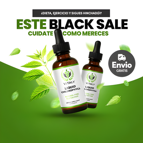 Gotas de Clorofila (50ML) - Desintoxicación Natural